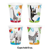 Creative Converting 354578 Party Animals Paper Cups
