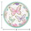 Creative Converting 354579 Golden Butterfly Paper Plates