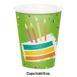 Creative Converting 354590 Festive Cake Paper Cups
