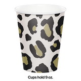 Creative Converting 354596 Leopard Paper Cups