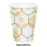 Creative Converting 354602 Honeycomb Paper Cups (Case of 12)