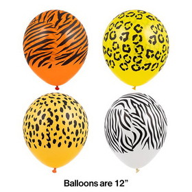 Creative Converting 355782 Animal Print Balloons