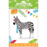 Creative Converting 355784 Party Animals Paper Treat Bags