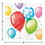 Creative Converting 357585 Balloon Bash Beverage Napkins