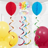 Creative Converting 357589 Balloon Bash Dizzy Danglers (Case of 6)
