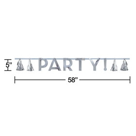 Creative Converting 359156 Party Banner with Tassels (Case of 12)