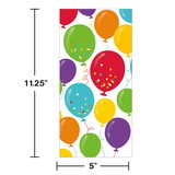 Creative Converting 359165 Colorful Balloon Large Cello Bags (Case of 12)
