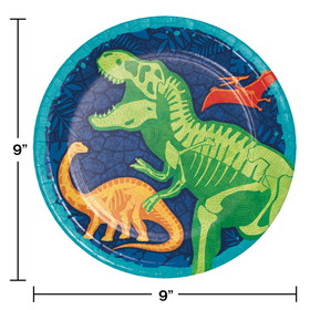 Creative Converting 359277 Dino Dig Paper Plates (Case of 12)