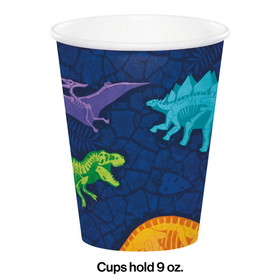 Creative Converting 359281 Dino Dig Paper Cups (Case of 12)