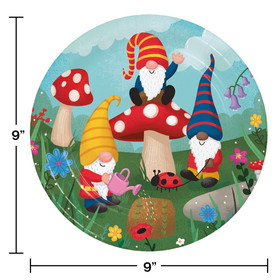 Creative Converting 359291 Party Gnomes Paper Plates (Case of 12)