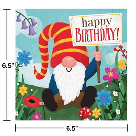 Creative Converting 359293 Party Gnomes Napkins (Case of 12)