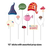 Creative Converting 359301 Party Gnomes Photo Booth Props (Case of 6)