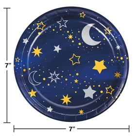Creative Converting 360468 Starry Night Dessert Plates (Case of 12)