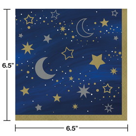 Creative Converting 360469 Starry Night Napkins (Case of 12)