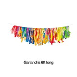 Creative Converting 360491 Primary Color Fringe Garland (Case of 6)