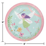 Creative Converting 360497 Fairy Forest Paper Plates (Case of 12)