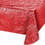 Creative Converting 38327 D&#233;cor Tablecover, Metallic Red, 54"X108", CASE of 12, Price/Case