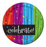 Creative Converting 411683 Milestone Celebrations Celebrate 7" Lunch Plates (Case of 96)