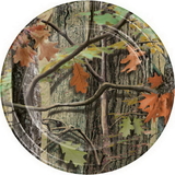Creative Converting 425676 Hunting Camo Dinner Plate, CASE of 96