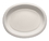 Creative Converting 433272 White 12&quot; Oval Platters (Case of 96), Price/Case