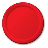 Creative Converting 471031B Classic Red 8.75" Dinner Plates (Case of 240)