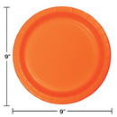 Creative Converting 47191B Sunkissed Orange Paper Plates
