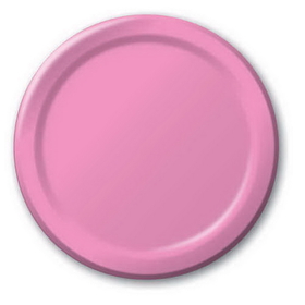 Creative Converting 473042B Candy Pink Dinner Plate, Solid (Case of 240)
