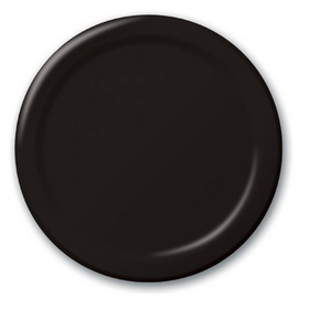 Creative Converting 483260B Big Value Black Velvet 9&quot; Dinner Plates (Case of 900)