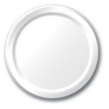 Creative Converting 50000B White Banquet Plate, Solid (Case of 240)