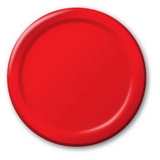 Creative Converting 501031B Classic Red Banquet Plate, Solid (Case of 240)