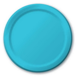 Creative Converting 501039B Bermuda Blue Banquet Plate, Solid (Case of 240)