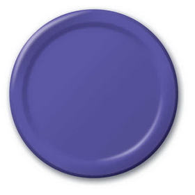 Creative Converting 50115B Purple Banquet Plate, Solid (Case of 240)