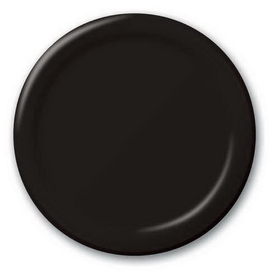 Creative Converting 50134B Black Velvet Banquet Plate, Solid (Case of 240)