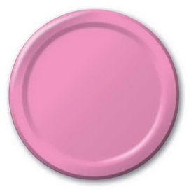 Creative Converting 503042B Candy Pink Banquet Plate, Solid (Case of 240)