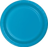 Creative Converting 503131B Turquoise Blue Banquet Plates