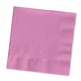 Creative Converting 523042 Candy Pink 2-Ply Lunch Napkins (Case of 240)