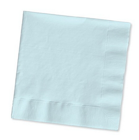Creative Converting 523279 Pastel Blue 2-Ply Lunch Napkins (Case of 240)