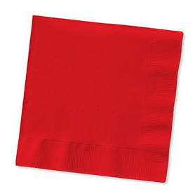 Creative Converting 523548 Classic Red 2-Ply Lunch Napkins (Case of 240)