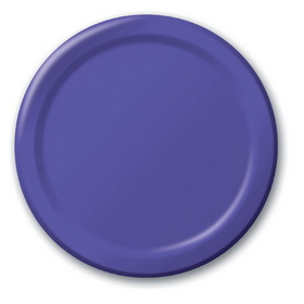Creative Converting 533268 Purple 7&quot; Lunch Plates (Case of 96)