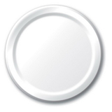 Creative Converting 533272 White 7" Lunch Plates (Case of 96)