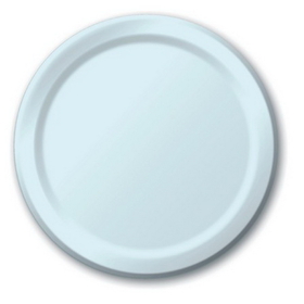 Creative Converting 533279 Pastel Blue 7&quot; Lunch Plates (Case of 96)