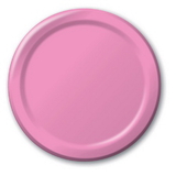 Creative Converting 553042 Candy Pink 9" Dinner Plates (Case of 96)