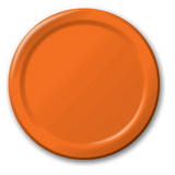 Creative Converting 553282 Sunkissed Orange 9" Dinner Plates (Case of 96)