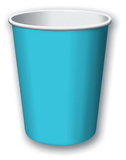 Creative Converting 561039B Bermuda Blue Hot/Cold Cup 9 Oz, Solid (Case of 240)