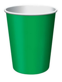 Creative Converting 56112B Emerald Green Hot/Cold Cup 9 Oz, Solid (Case of 240)
