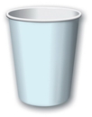 Creative Converting 56157B Pastel Blue Solid 9 Oz Hot/Cold Cup (Case of 240)