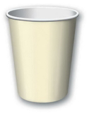 Creative Converting 56161B Ivory Hot/Cold Cup 9 Oz, Solid (Case of 240)