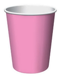 Creative Converting 563042B Candy Pink Hot/Cold Cup 9 Oz, Solid (Case of 240)