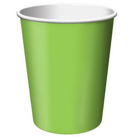 Creative Converting 563123B Fresh Lime Hot/Cold Cup 9 Oz, Solid (Case of 240)