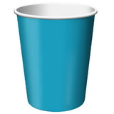 Creative Converting 563131B Turquoise Hot/Cold Cup 9 Oz, Solid (Case of 240)